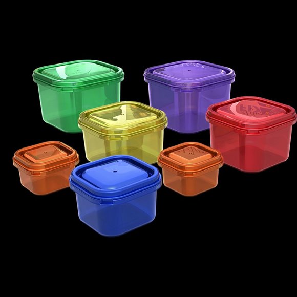 NEW ❤️ NEW- Portion-Control 7-Piece Container set - Nutrition on point - Picture 2 of 2